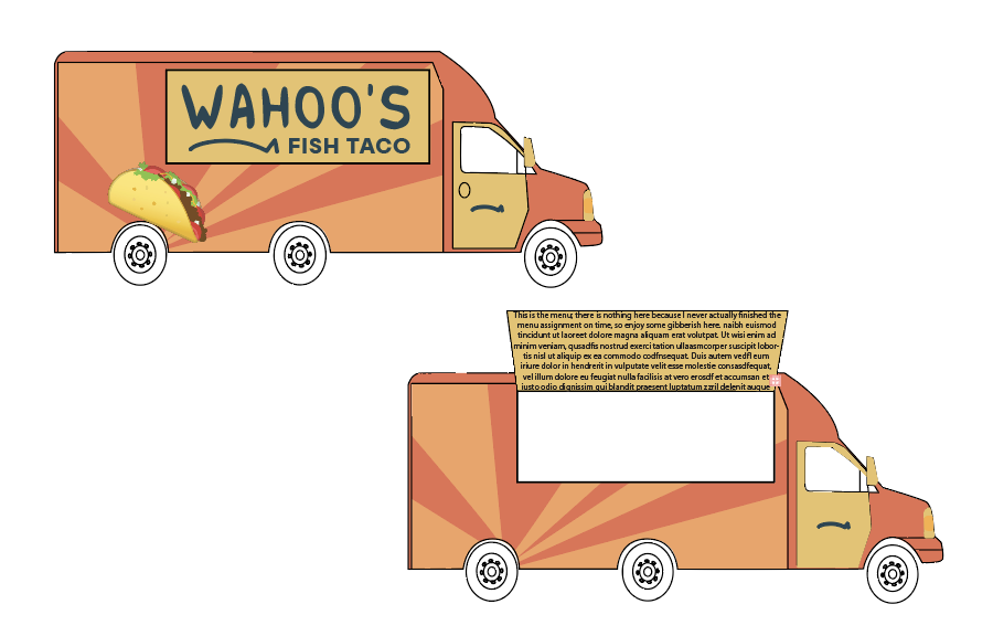 Food truck illustration
